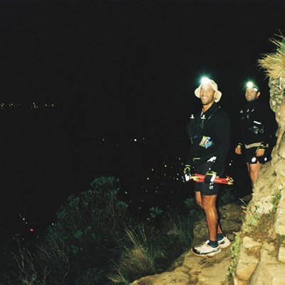 Jason Hofmeyr (right) and Sebastian Prentice are running the MUT Miler by UTMB on Friday 24 May to raise funds for Usapho Indlu. Jason Hofmeyr (right) and Sebastian Prentice are running the MUT Miler by UTMB on Friday 24 May to raise funds for Usapho Indlu.